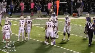 SSHS Wildcats Football Versus Nevada Community High in Nevada, Texas Thursday, October 23, 2025