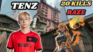 SEN TENZ RAZE 20 KILLS ❗ ❗ TENZ WITH RAZE SPLIT MAP GAMEPLAY VALORANT [ FULL MATCH ] ❗ ❗