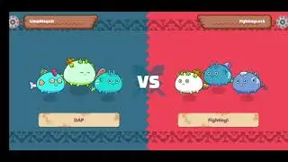 Axie Infinity - Rare New Meta Aqua Clutch Move vs. Duskminator