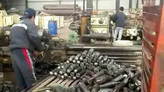 belt conveyor roller producing workshop