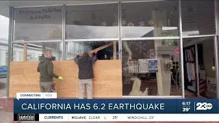 Clean up begins after earthquake hits California's north coast