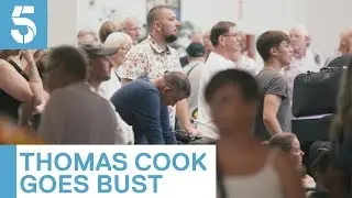 Thomas Cook goes bust leaving 150,000 holidaymakers stranded | 5 News
