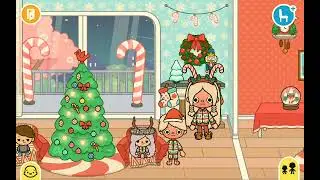 Toca Boca Une famille fête Noël ep1 #MissSarushki