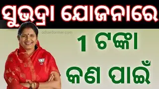Why Subhadra Yojana Send 1 Rupees | Odia Informer #subhadrayojana #trending #govtscheme
