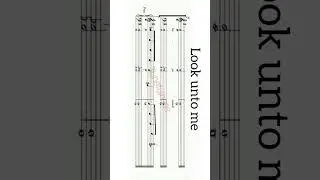 Look unto me. #music #acapellahymns #choralmusic #scores #hymns #christianhymns #shorts #choir