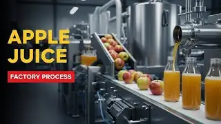 How Apple Juice Is Made 🍎 | Complete Factory Process | FactoryVerse