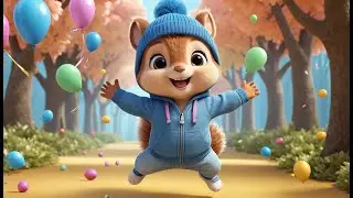 Squirrel&rsquo;s Nutty New Year Jump | Fun New Year & Animal Nursery Rhyme for Kids | Baby Learning Song