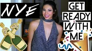 Get Ready With Me: NEW YEAR'S EVE! Makeup, Outfit + Hair!