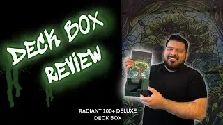 MY FIRST DECK BOX REVIEW! | Arcane Fortress's Radiant 100+ Deluxe Deck Box Review! | #tcg #review