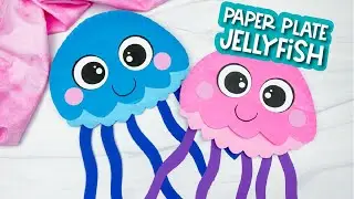 Jellyfish Paper Plate Craft