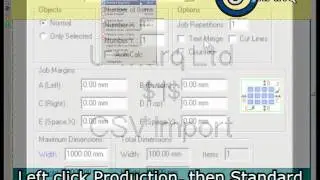 Setting up CSV File Import Tutorial on a U-MARQ Engraving Machine