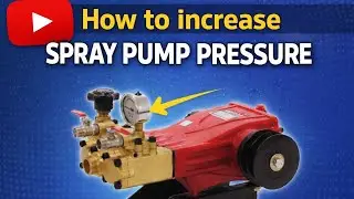 How to increase the spray pump pressure #spray #pump #repairing 