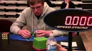 10.87 Rubik's Cube One-Handed Former World Record Average