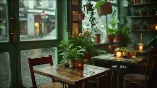 Cozy Rainy Cafe Ambience ☕️ | Relaxation | Soothing | Baretone Studio
