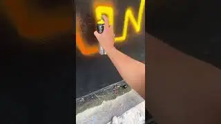 Neon Graffiti Letter H 🔥 @graffiti_vm