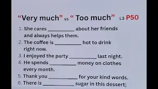 English Essentials, Step-by-Step Lessons #50