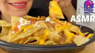 ASMR Taco Bell NACHOS BELL GRANDE CHIPS WITH SPRITE *EATING SOUNDS (MUKBANG FOOD) LETS EAT | ADYASMR