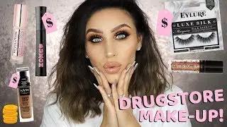 FULL FACE OF DRUGSTORE AFFORDABLE MAKEUP