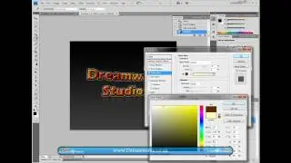 Photoshop Tutorial - Cool Logo using Flares, Highlights, Reflections, 3D & More