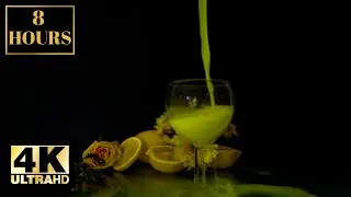 Cocktail Drink Alcohol Celebrate Wallpaper Background Screensaver With Relaxing Music 8 HOURS 4K