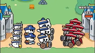 Cat Wars game in MAX LEVEL ⭐ Cat Evolution 🙀 Merge Battles ( Secret of Evolution , PART - 02 )