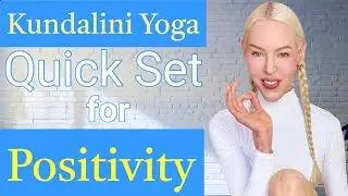 Kundalini Yoga - Quick Set for Positivity with Ana Brett & Ravi Singh - TOTAL UPLIFT IN 8 MINUTES!