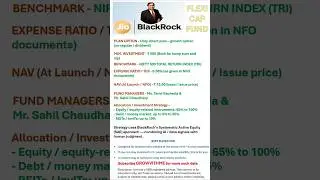 Jio BlackRock Flexi Cap Fund 2025 | Best Flexi Cap Fund to Invest? #shorts