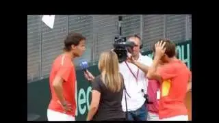 Rafa And Marc Have A Hug