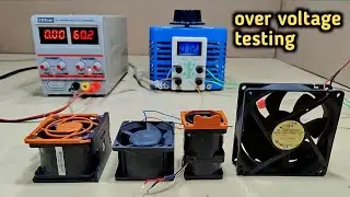 over voltage on PC fan /over voltage brushless motor fan