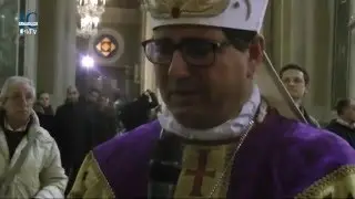 Mons. Nicolò Anselmi ha aperto la Porta Santa al Santuario della Guardia