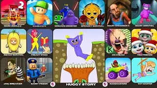 Grimace Monster Scary Survival,Roblox,Freaky Stam,456 Cat Survival,Huggy Story,Barry Prison