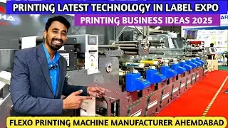 Flexo Printing Machine For flexible Packaging || Flexo machine business ideas || Label Expo 2024