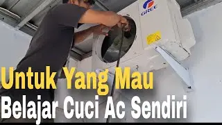 Tutorial for Those Who Want to Learn to Wash Your Own AC | How to Wash a GREE AC | Bekasi AC Service