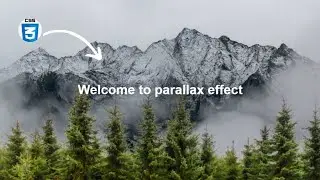 Parallax scrolling website using only CSS3 no libraries & js | how to make parallax website