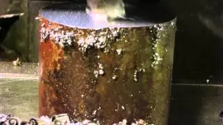 Sheldon 12 Inch Shaper cutting gummy steel...