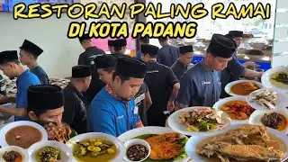 PENGUNJUNG BERJUBEL !! RESTORAN MINANG PALING RAMAI DI KOTA PADANG !!