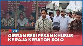 Momen Akrab Wapres Gibran Makan Sate Bareng Dua Raja Keraton Solo, Beri Pesan Khusus