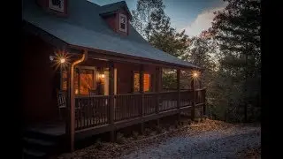 Blue Sky Cabin Rentals - Lazy Bear Lodge - 2 bedroom wooded cabin