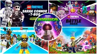 All Fortnite Trailer Posters in LEGO (so far)