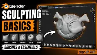 Sculpting For Beginners | The Absolute Basics - Blender Tutorial