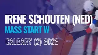 Irene SCHOUTEN (NED) | Winner | Mass Start W | Calgary (2) | #SpeedSkating