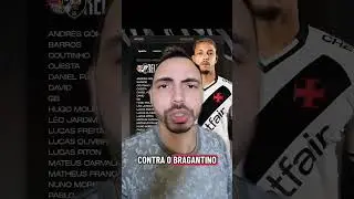 FORA CONTRA O BRAGANTINO!! ❌ #noticiasdovasco