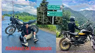 Rishikesh to Mussoorie  Road trip by Bike! Rishikesh to Mussoorie via chamba and Dhounlti! By road!