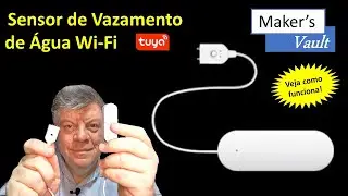 Sensor de Vazamento de &Aacute;gua Tuya Wi Fi - Veja como funciona