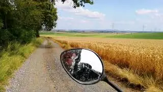 Mit den Suzuki LTZ Sport Quad die sch&ouml;ne Gegend entlang gefahren zwischen Rottendorf Mainfrankenpark
