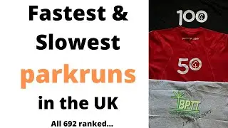 Fastest & Slowest parkruns in the UK