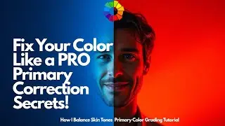 Primary Color Correction Tutorial | Pro Colorist Workflow in DaVinci Resolve