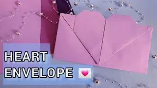 Origami Heart Envelope 💌 | Easy Paper Love Letter Envelope Tutorial