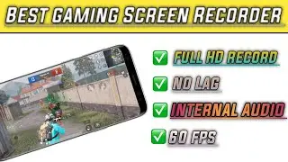 Best Screen Recorder App With Internal Audio For Android ⚡| Low device me bhi 100% work krega👍