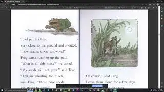 Garden younger group reading
